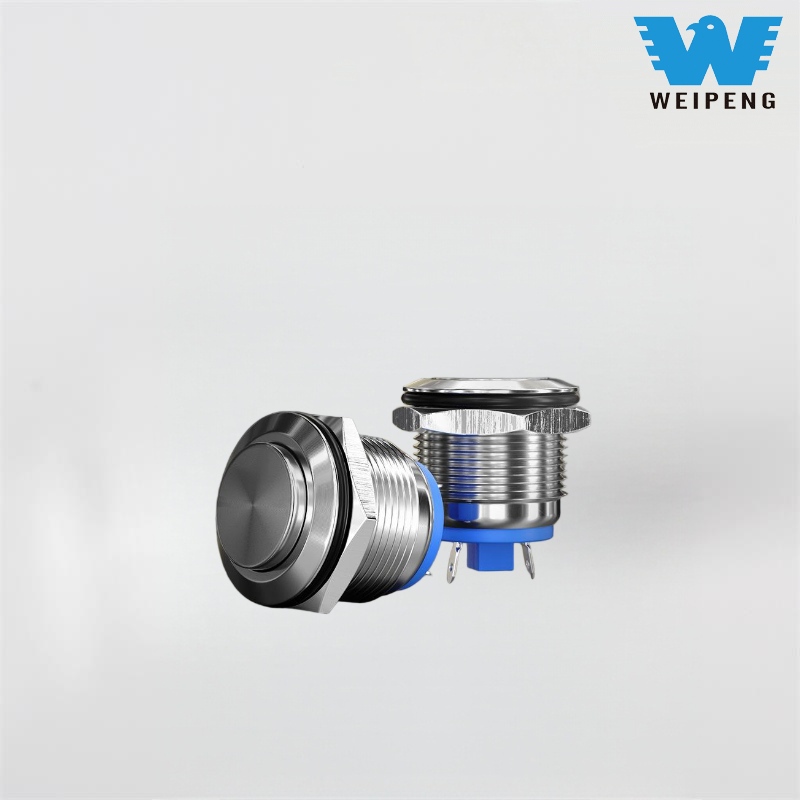 Μεταλλικός διακόπτης κουμπιού εκκίνησης μηχανήματος 16/19 mm