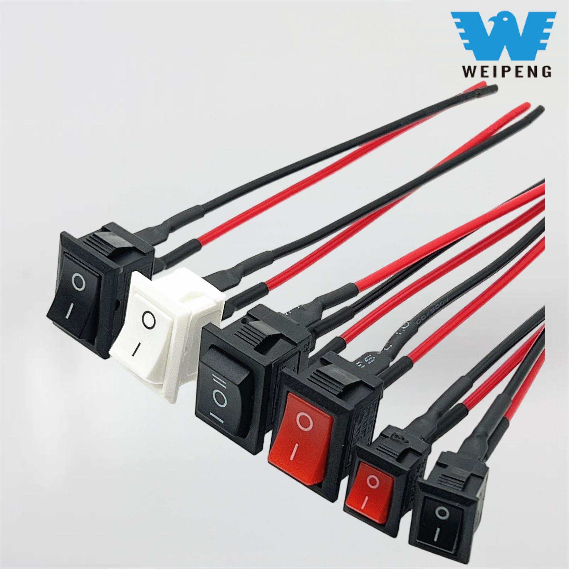 Kcd1 Ship-Type Switch 21*15 Terminal Solder with Wire