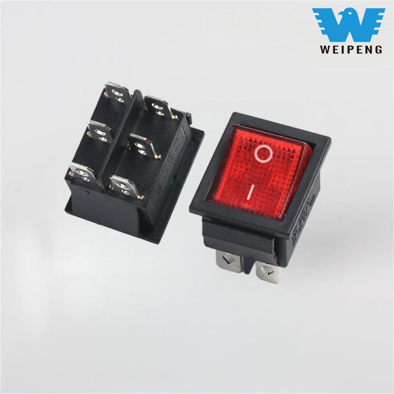 Kcd4 Διακόπτης Rocker Dispenser Water 2-Position 6-Pin