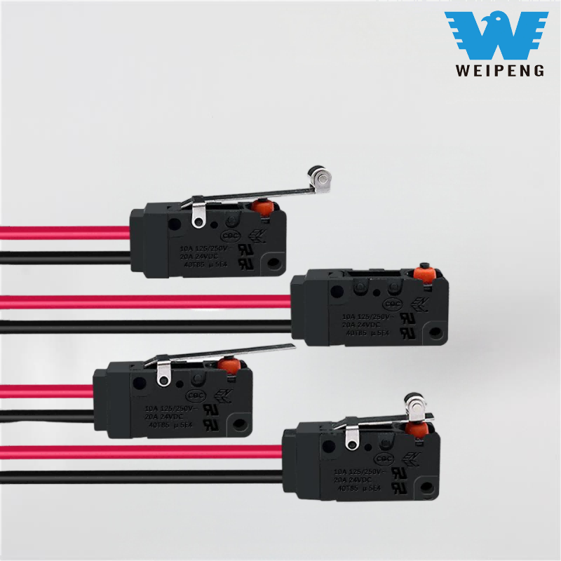 Μικροδιακόπτης με ρυθμιζόμενη λαβή καλωδίωσης και ρολό