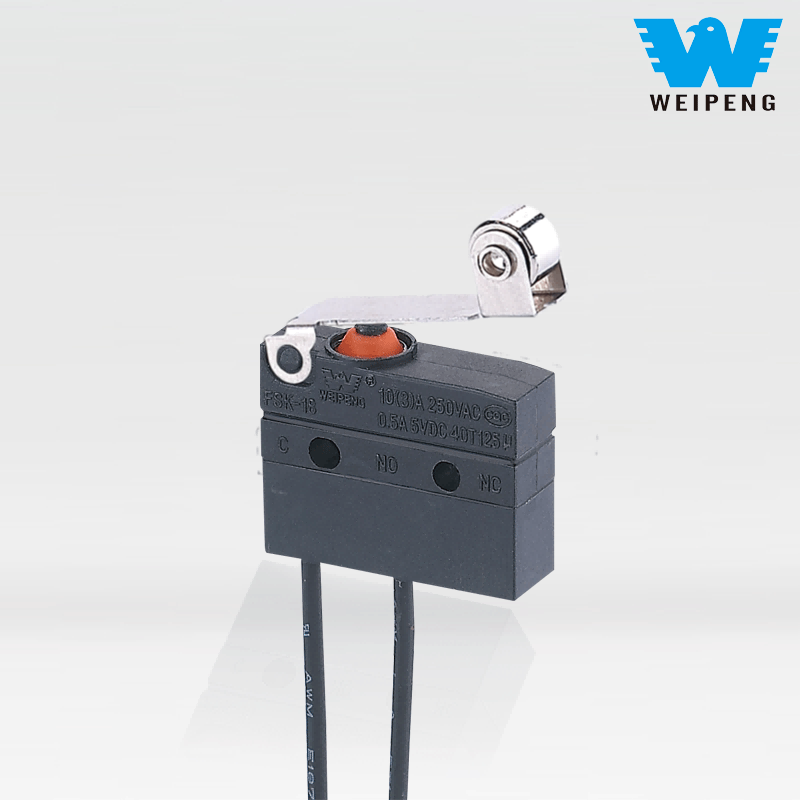 Αδιάβροχος μικροδιακόπτης με καλώδια και μοχλούς