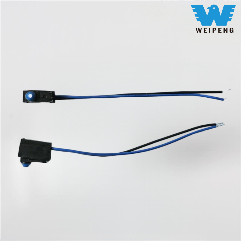 Αδιάβροχος μικροδιακόπτης με κουμπιά τύπου pin-type με καλώδια