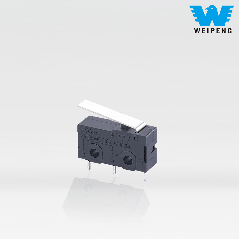 Weipeng 3-pin 5A 25t125 Straight Shank Micro Switch για μηχανή εσπρέσο